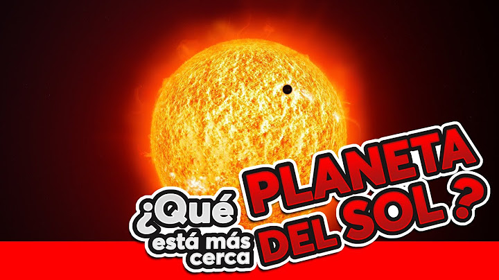 ¿Qué planeta está más cerca del sol? ☀️