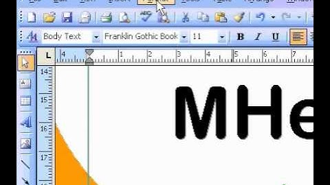 Microsoft Office Publisher 2003 Fit text manually into a text box