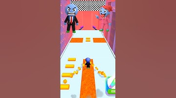 Roof Rails Lvl.27 – The Girl is Teasing Roof Man | Fail❌ to Victory✅ #shorts #games #roofrails