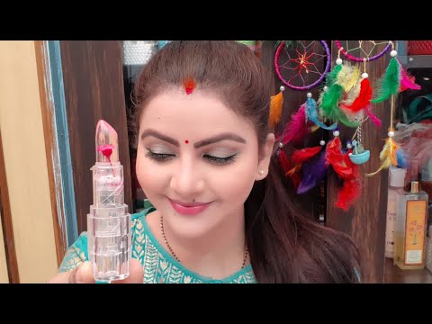 Most beautiful lipstick review & demo |chaneleevi jelly flower transparent lipstick | NEWCHIC| RARA