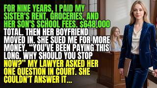 I Paid My Sister's Bills For Nine Years And My Parents Helped Her Sue Me — Then The Judge Saw It