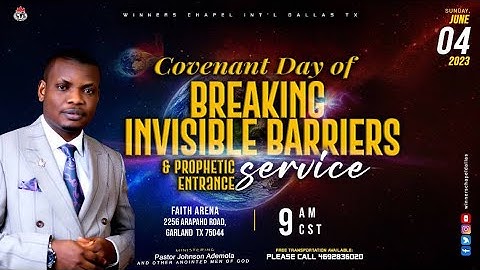 Covenant Day of Breaking Invisible Barriers | 4th June, 2023
