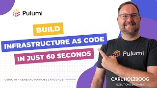 build infrastructure as code in just 60 seconds | modern infrastructure