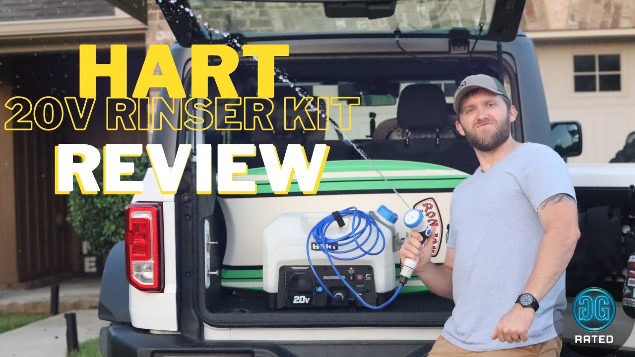 Budget Tech Review The Hart 20v Rinser Kit YouTube