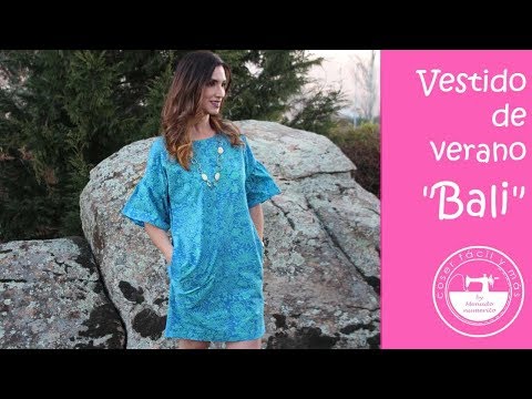 Vestido de verano "Bali", con patrones gratis