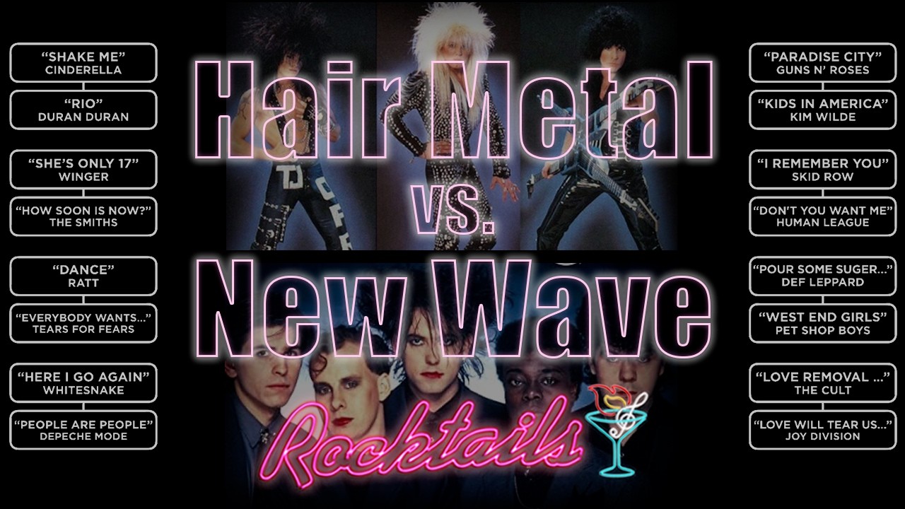 Hair Metal vs New Wave