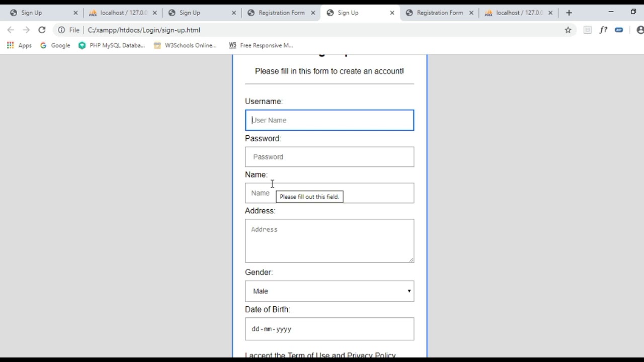 PHP and My SQL tutorial video part 2 - YouTube