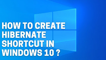 How To Create Hibernate Shortcut In Windows 10 | Create Hibernate Shortcut on Desktop or Laptop