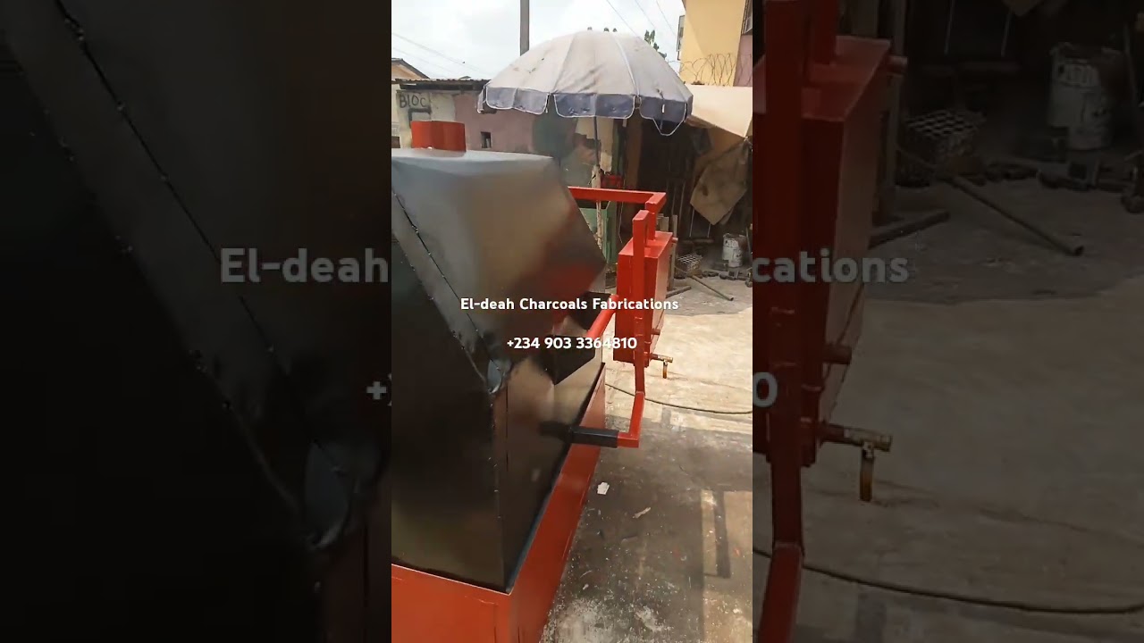 Large Charcoal Carboniser Unit
