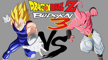 Dragon Ball Z Budokai 3 Majin Vegeta (w/Final Explosion) VS. Kid Buu [HD]