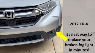 2017 Honda CRV Fog Light Lens Replacement