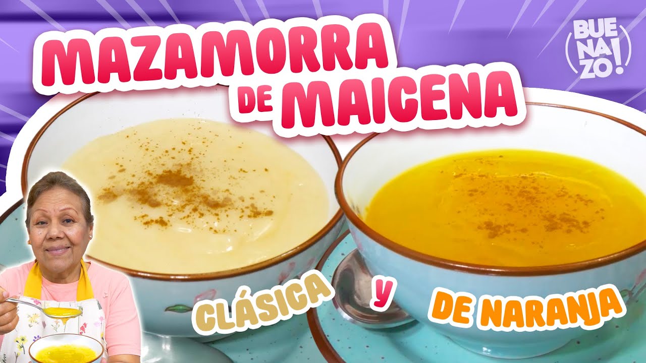 ¿Cómo preparar mazamorra de maicena? Receta fácil. Además, versión con naranja 🍊