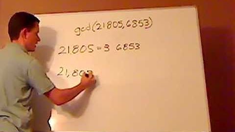 math tip - finding gcd - example 1