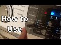 How To Use a Samsung Washing Machine