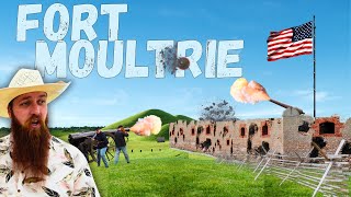 Aussies Explore 200-Year-Old Civil War Fort (Fort Moultrie)