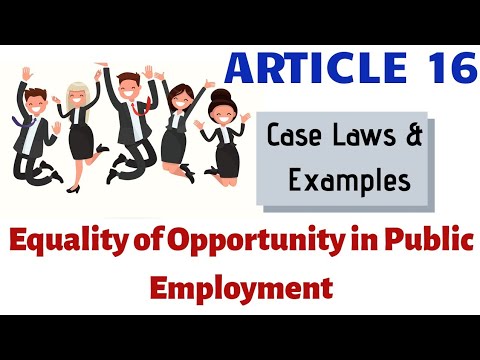 Article 16 | Fundamental Rights | Equality Of Opportunity In Public Employment | Indian Constitution