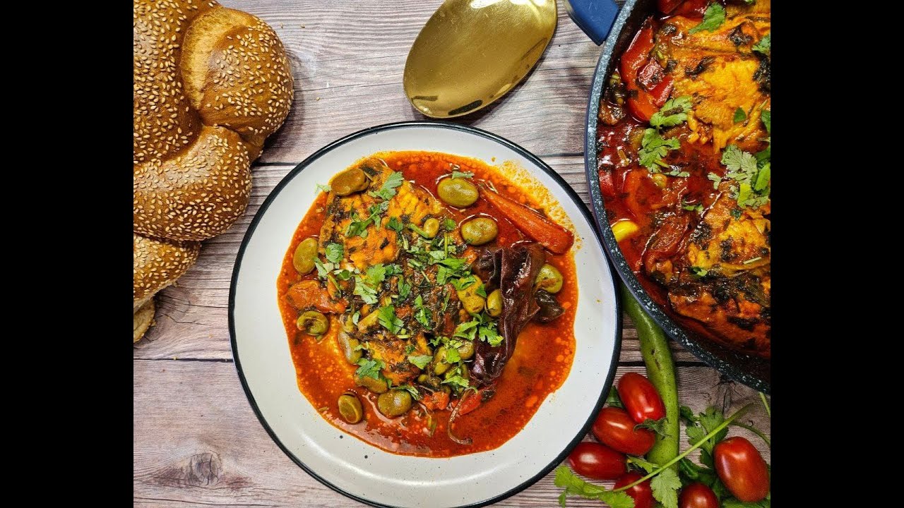 דג מושט עם פול כמו של הסבתות