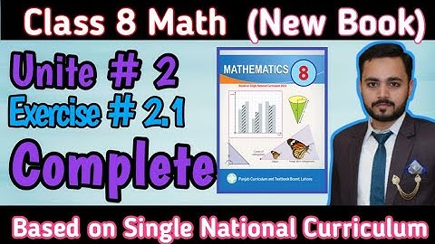 Class 8th Math New book Exercise 2.1 Complete|8th Math New book 2023-24 |8 class math#8thclass