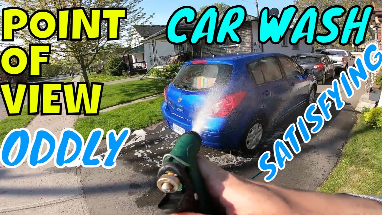 Car wash point of view Satisfying (1) YouTube