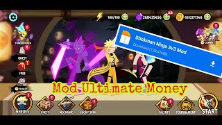 Game Aksi RPG Offline Mod Apk || Stickman Ninja 3v3 Battle Arena screenshot 5