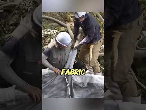 They Use Fabric To Shape Concrete