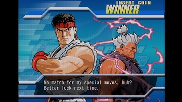 CAPCOM FIGHTING Evolution - Shin Akuma and Ryu Arcade Mode