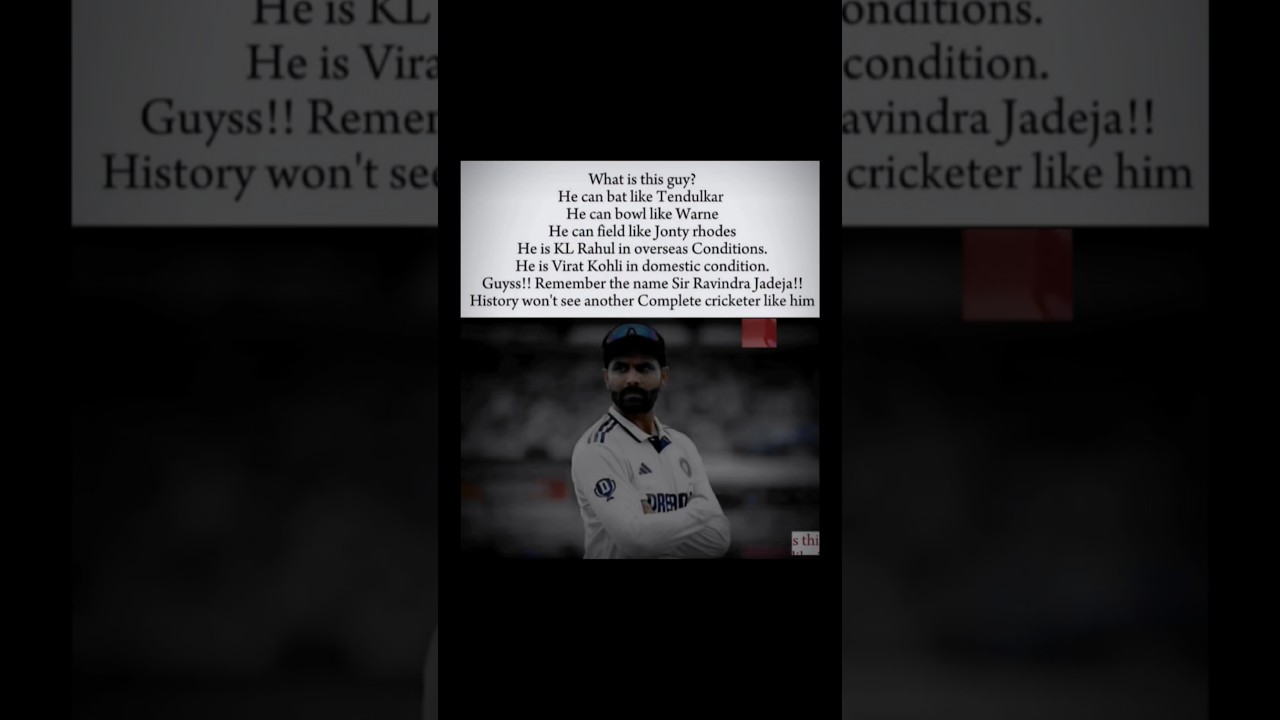 Sir Ravindra Jadeja 🗿☠️ 