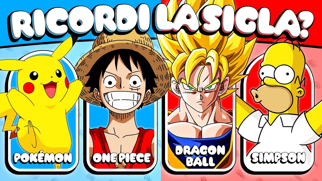 Indovina la SIGLA dei Cartoni Animati🔊 Quiz Cartoni Animati