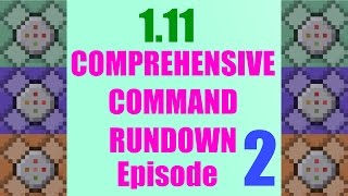 Comprehensive Stats Rundown! - 1.11 Advanced Command Block Tutorial Episode 2