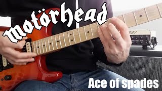 Motörhead - Ace of spades full guitar cover 1080p60