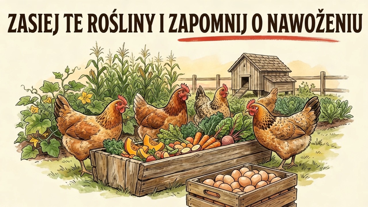 Zasiej to w styczniu, a twoje kury będą jeść za darmo przez cały rok bez kupnych pasz