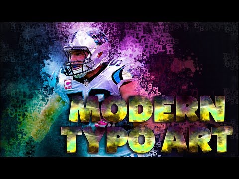 Modern Typo Art Effect in Adobe Photoshop CC  ( Tutorial )