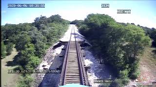 Crossing the San Gabriel River - From the Event Recorder