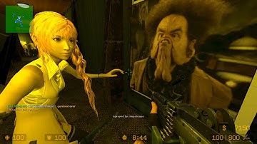 Counter Strike Source Zombie Escape mod online gameplay on Lila Panic Escape map