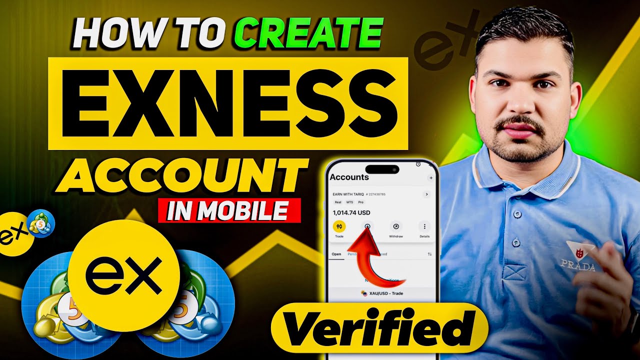 How to Create & Verify Exness Account + Connect to MetaTrader 5 (Step ...
