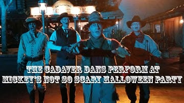 The Cadaver Dans Perform in Frontierland at Mickey