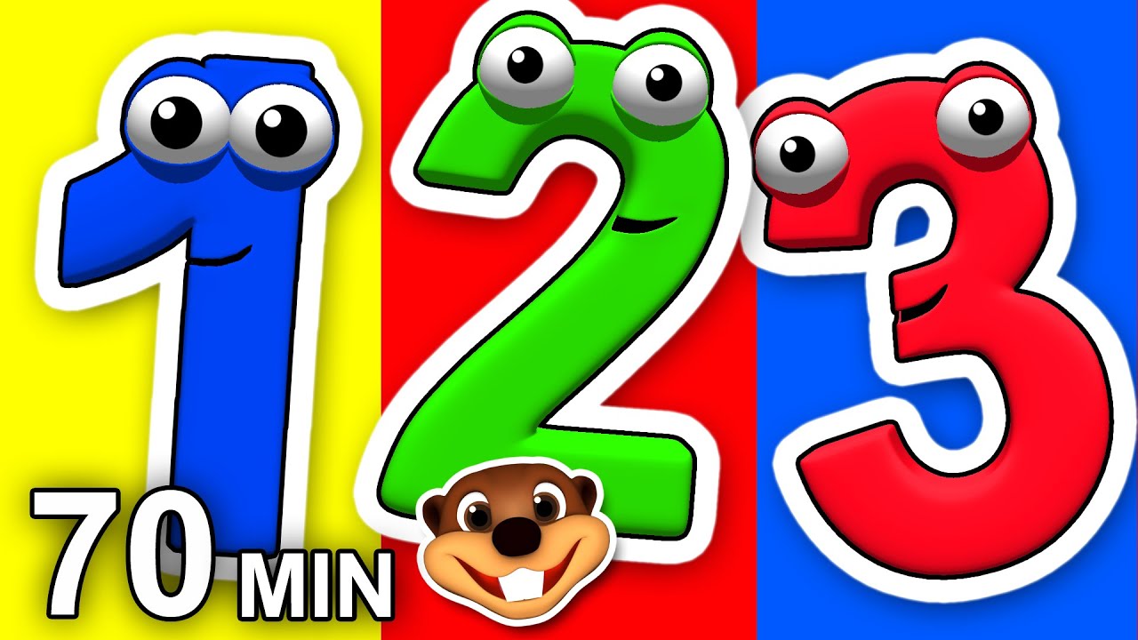  Numbers 123 Songs Collection Vol 2 Toddlers Learn Counting Teach 