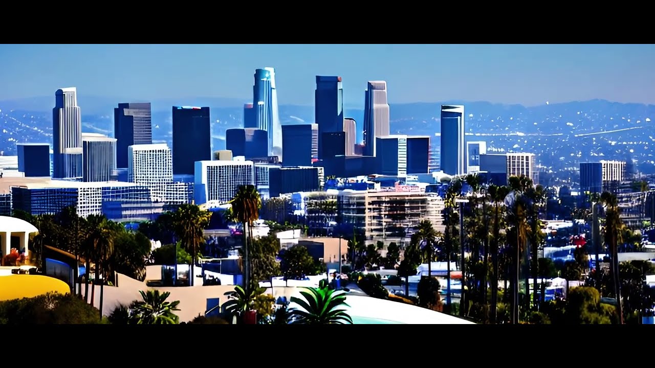 WONDER A.I. ART GENERATOR APP | WIDESCREEN 🌴 Los Angeles California 🏢 A.I. Created Artwork 🌴