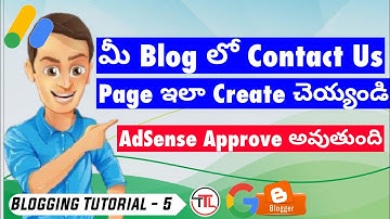 How To Create Contact Us Page In Blogger In Telugu Using Google Forms | Create Pages In Blog Telugu