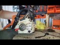 Chainsaw Cleaning and maintenance (part 1) MS 210