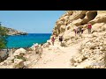 KRETA (CRETE) Matala - The CAVES and the amazing BEACH - Kreta 2021 - Crete 2021