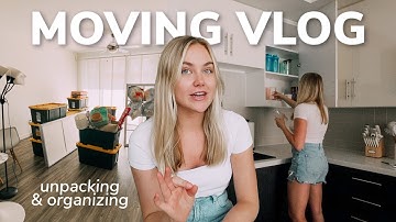 MOVING VLOG: unpacking, organizing, amazon home haul, target run