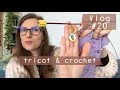 Tricot  crochet  vlog 20  novembre