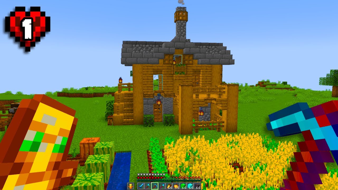 The PERFECT Start in Minecraft Hardcore - YouTube