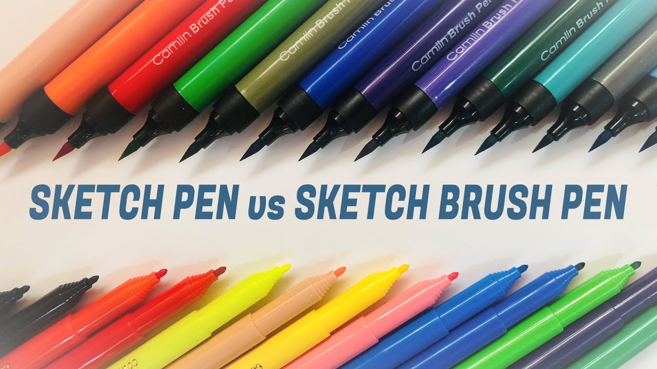 Add Gel Twin Tip Brush Pen Unboxing - Little Artist | RK Artz - YouTube