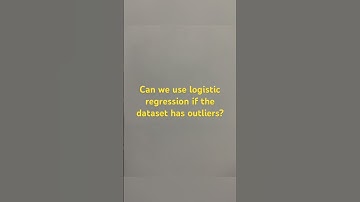 Can we use logistic regression if the dataset has outliers? #datascienceinterviewquestions