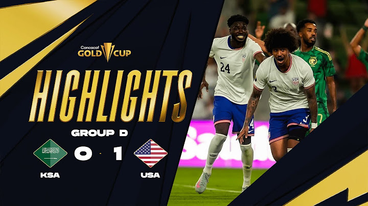 Saudi Arabia 0-1 United States | Gold Cup 2025 | Group Stage