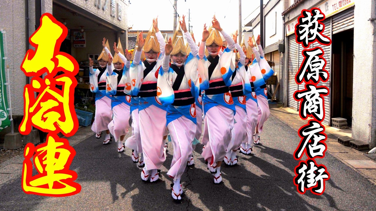 奇跡の阿波踊り】荻原商店街が熱狂‼️太閤連2026 流し踊りの迫力が凄
