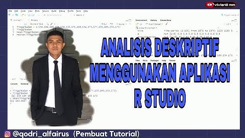 TUTORIAL ANALISIS DESKRIPTIF DI APLIKASI R STUDIO|OLEH @qodri_alfairus