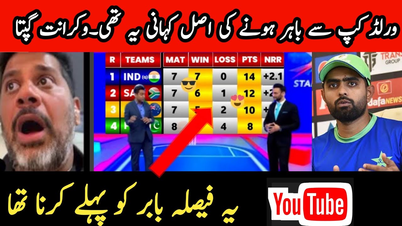 Pugah Cwc Reactions vikrant gupta reaction on pakistan lost | CWC 2023 final - YouTube